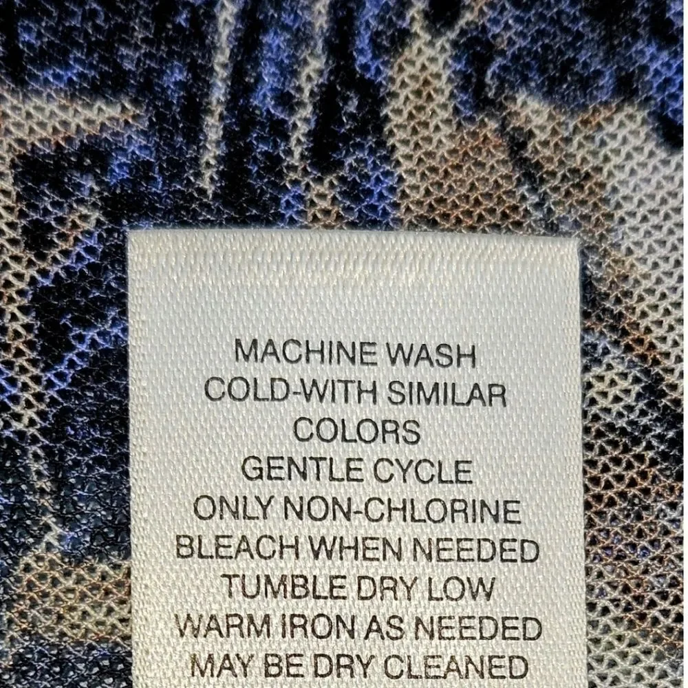 CHICO'SโEASYWEAR Flowers Of Paradise Mesh Open Front Makenzie Jacket Size 3/XL - Picture 11 of 13